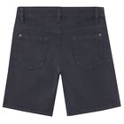 Boys Grey Cotton Shorts, 1, hi-res