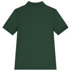 Boys Green Logo Polo Shirt, 6, hi-res