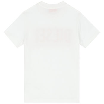 Boys White Logo T-Shirt
