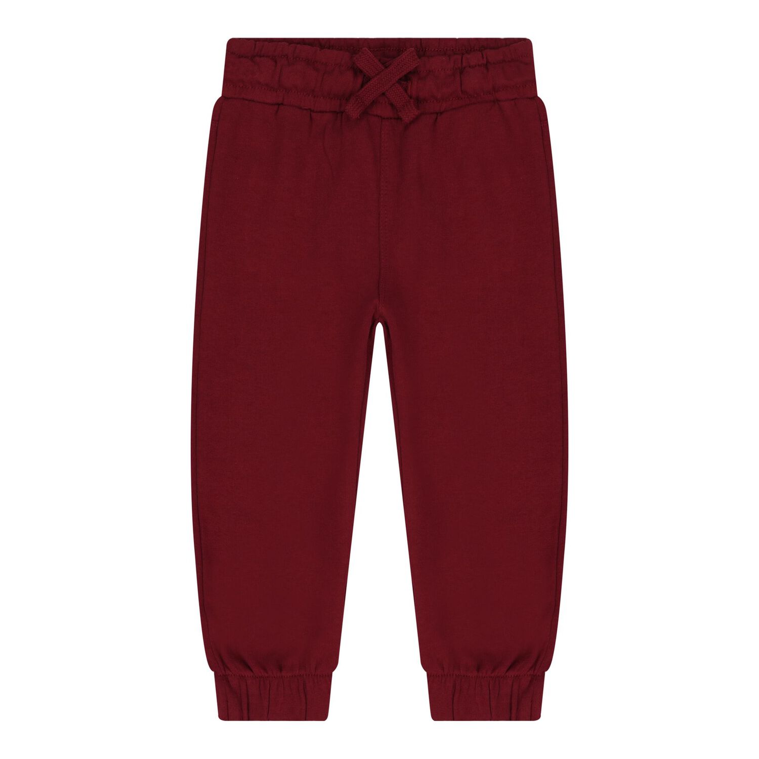 Baby Boys White & Red Teddy Bear Logo Joggers Set, 1, hi-res