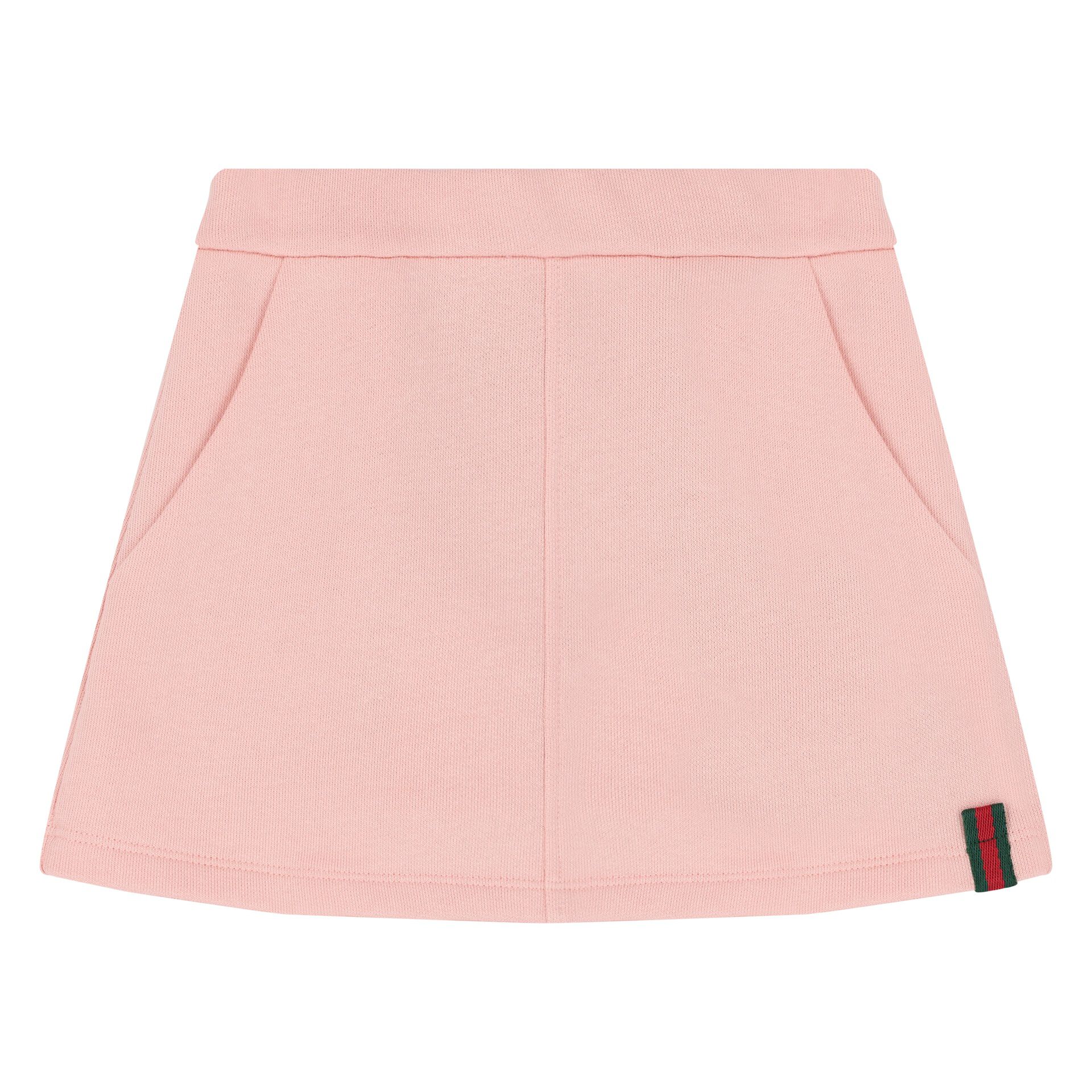 Gucci Girls Pink Web Striped Skirt Junior Couture UAE