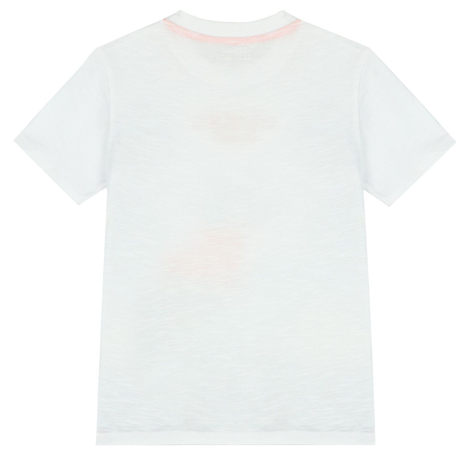 تيشيرت أولاد بالشعار باللون الأبيض, 1, hi-res image number null