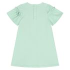 فستان باللون أخضر مطبوع عليه حقيبة , 2, hi-res