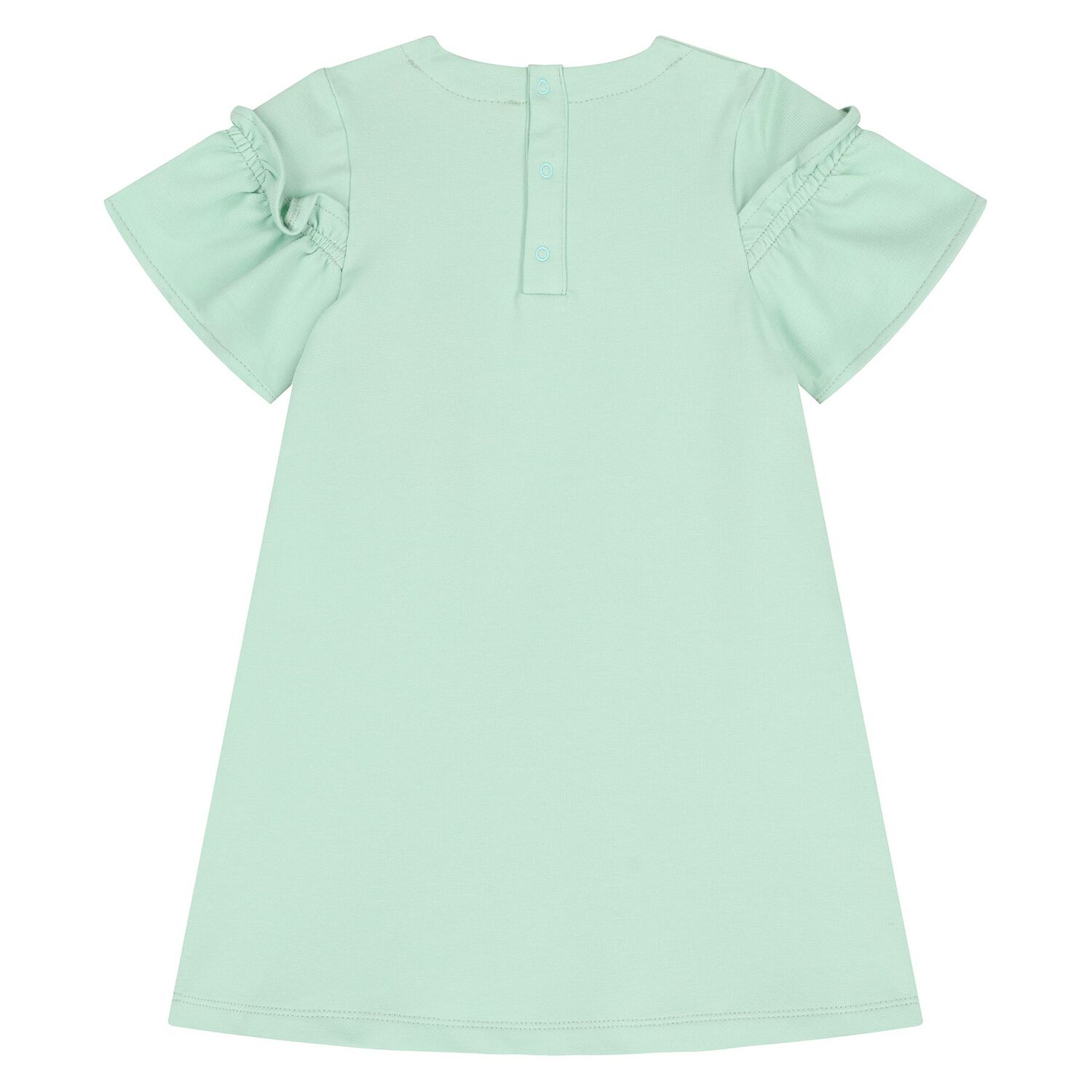 فستان باللون أخضر مطبوع عليه حقيبة , 2, hi-res