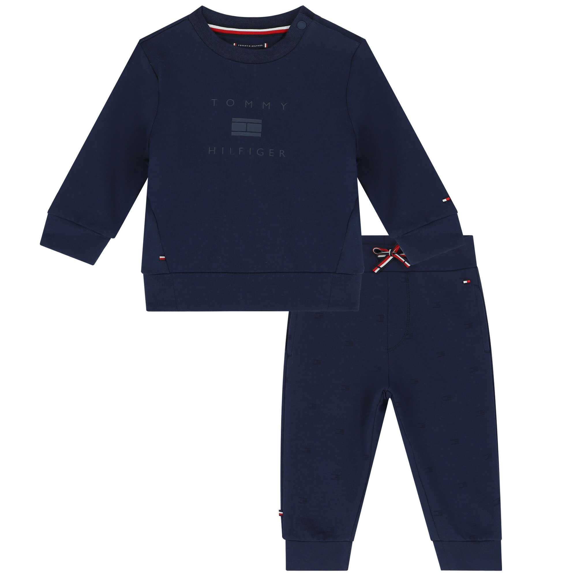 Tommy hilfiger navy best sale tracksuit