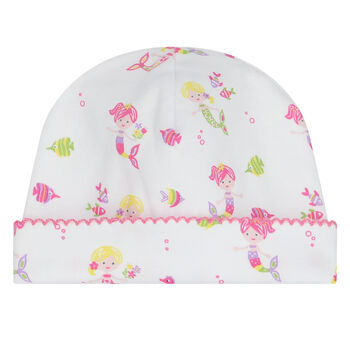 Baby Girls White Mermaids Hat
