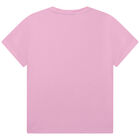 Girls Pink Logo T-Shirt, 2, hi-res