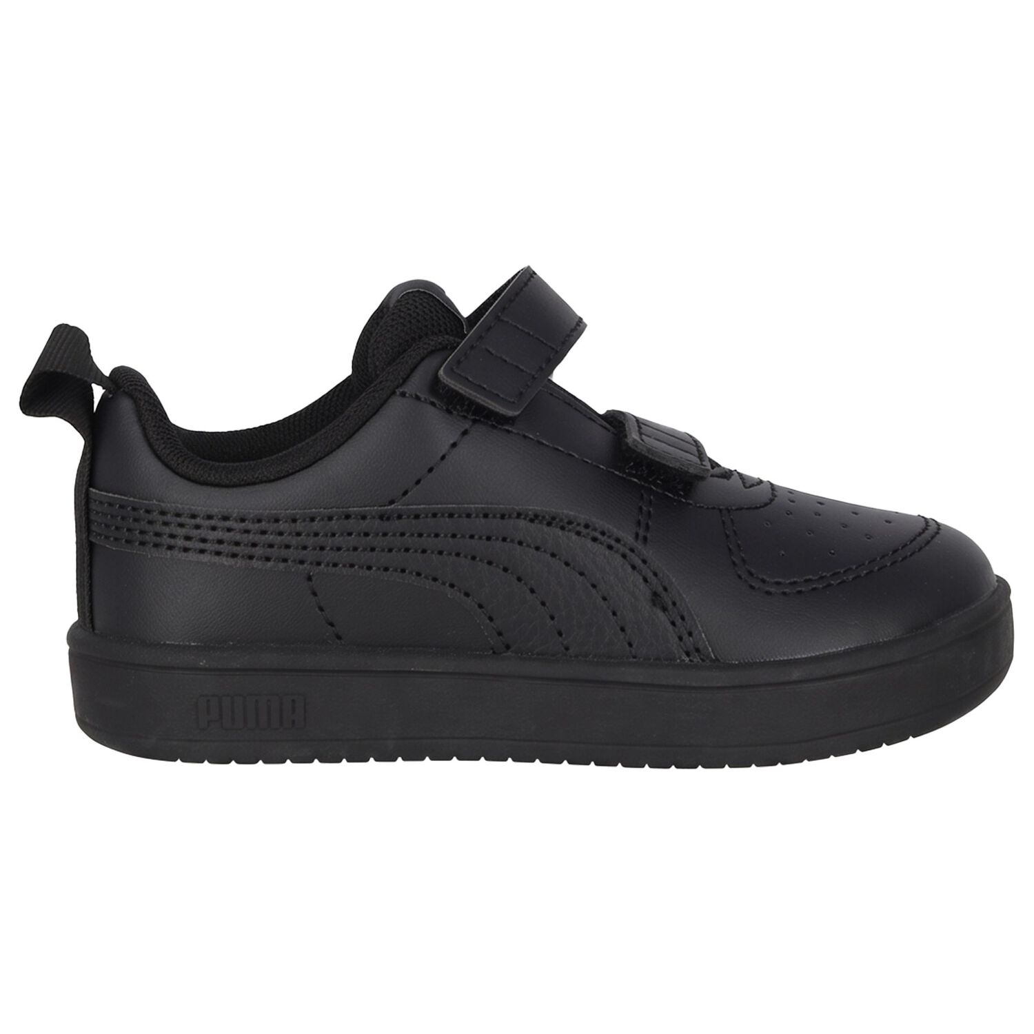 Younger Black Logo Rickie V Inf Trainers, 2, hi-res