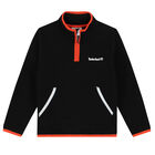 Boys Black Logo Sweatshirt, 1, hi-res