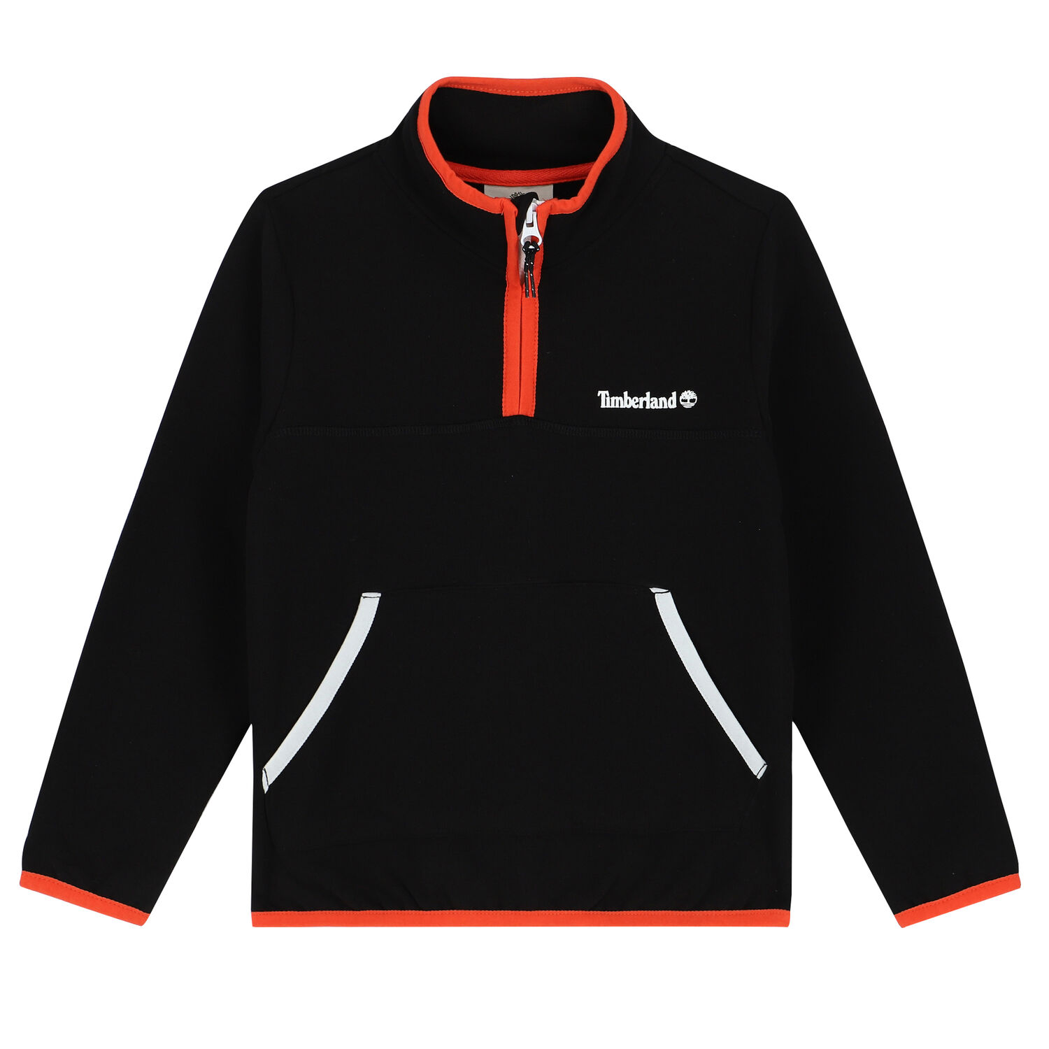 Boys Black Logo Sweatshirt, 1, hi-res