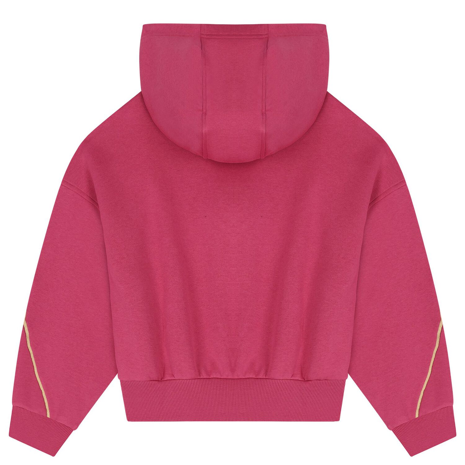 Girls Pink Logo Hooded Top, 2, hi-res