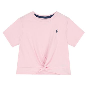 Girls Pink Logo T-Shirt
