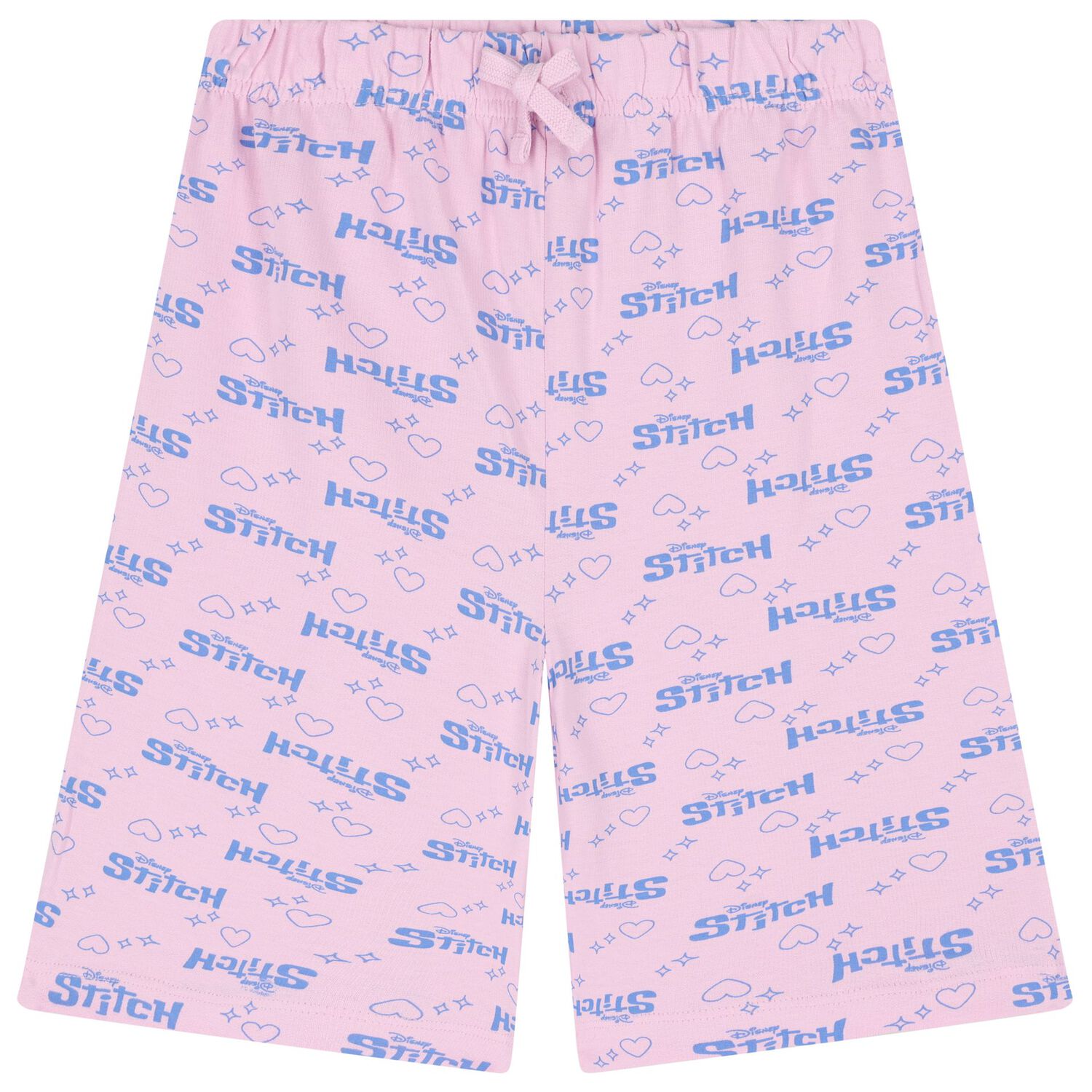 Girls Pink Disney Stitch Shorts Set, 1, hi-res