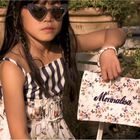 Girls Floral & Stripe Sleeveless Tops, 1, hi-res