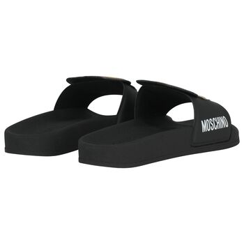 Black Teddy Bear Logo Sliders 