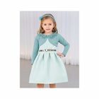 Girls Aqua Bolero Cardigan, 1, hi-res