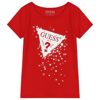 Girls Red Logo T-Shirt