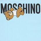 Boys Blue Teddy Bear Logo Baby Blanket, 2, hi-res