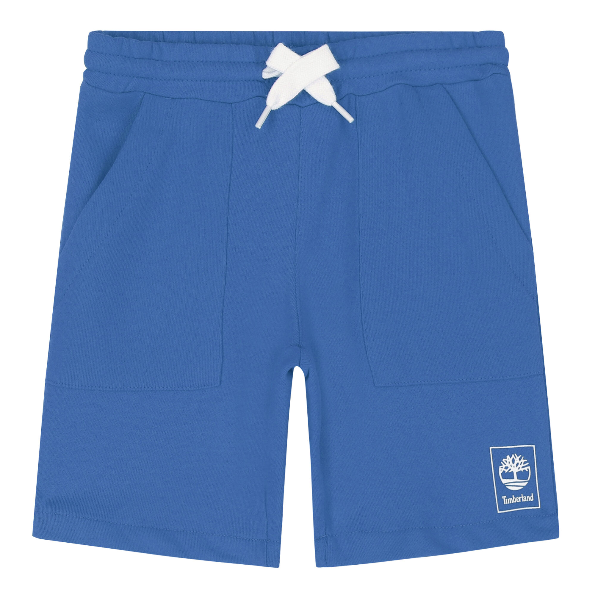 TIMBERLAND Boys Blue Logo Shorts Junior Couture UAE