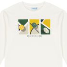 Boys Ivory Long Sleeve Top, 1, hi-res