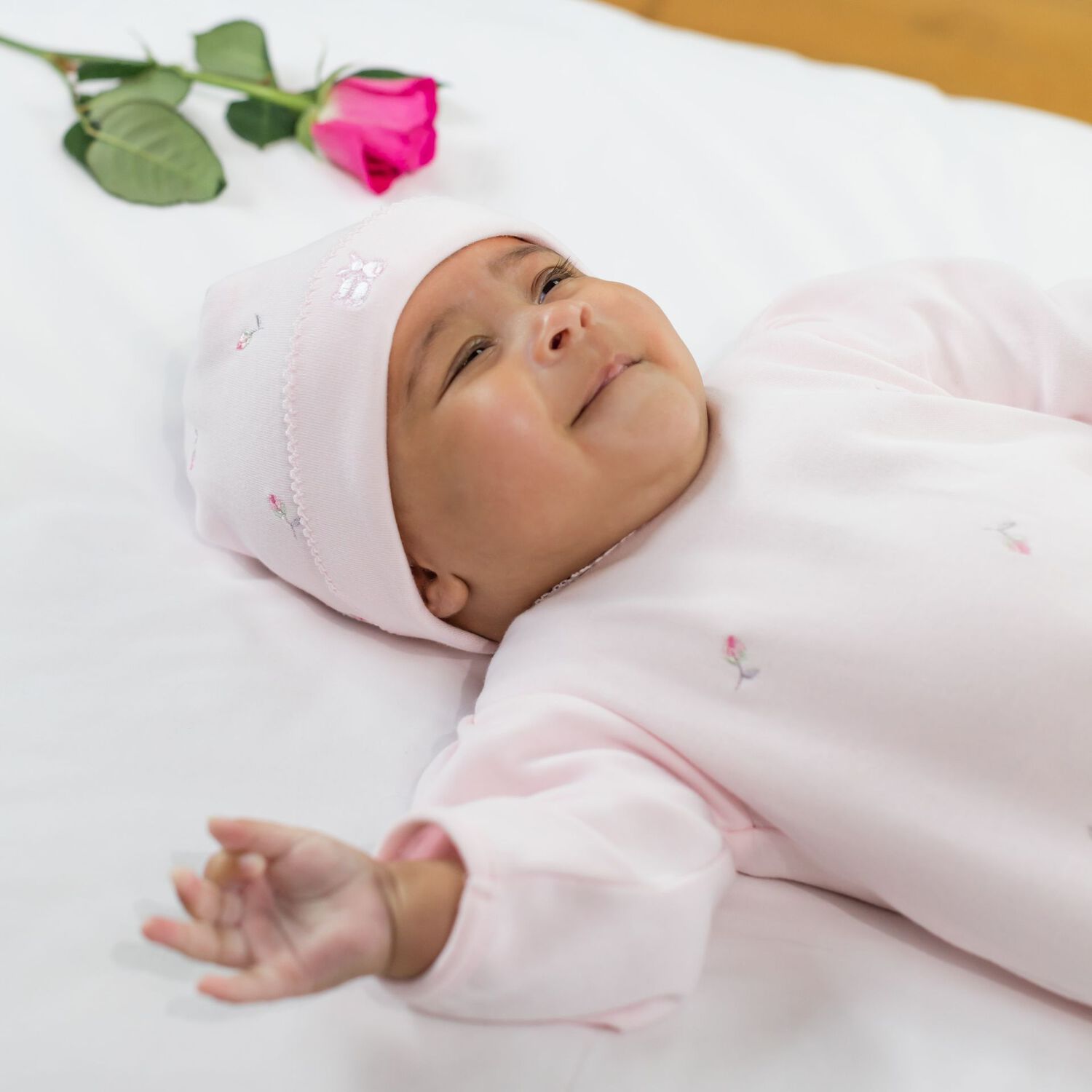طقم أفرول بنات وبطة رأس باللون الوردي, 1, hi-res image number null