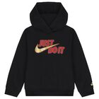 Boys Black Logo Tracksuit, 1, hi-res