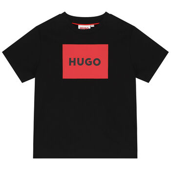 Boys Black Logo T-Shirt