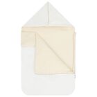 White & Yellow Logo Baby Nest, 1, hi-res