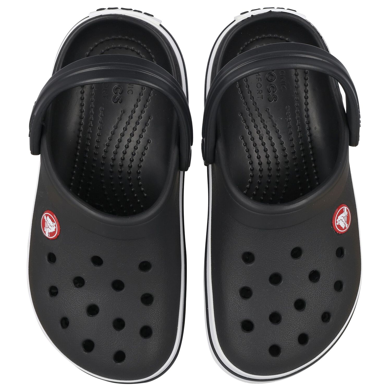 Black Crocband Clogs Sandals, 3, hi-res image number null