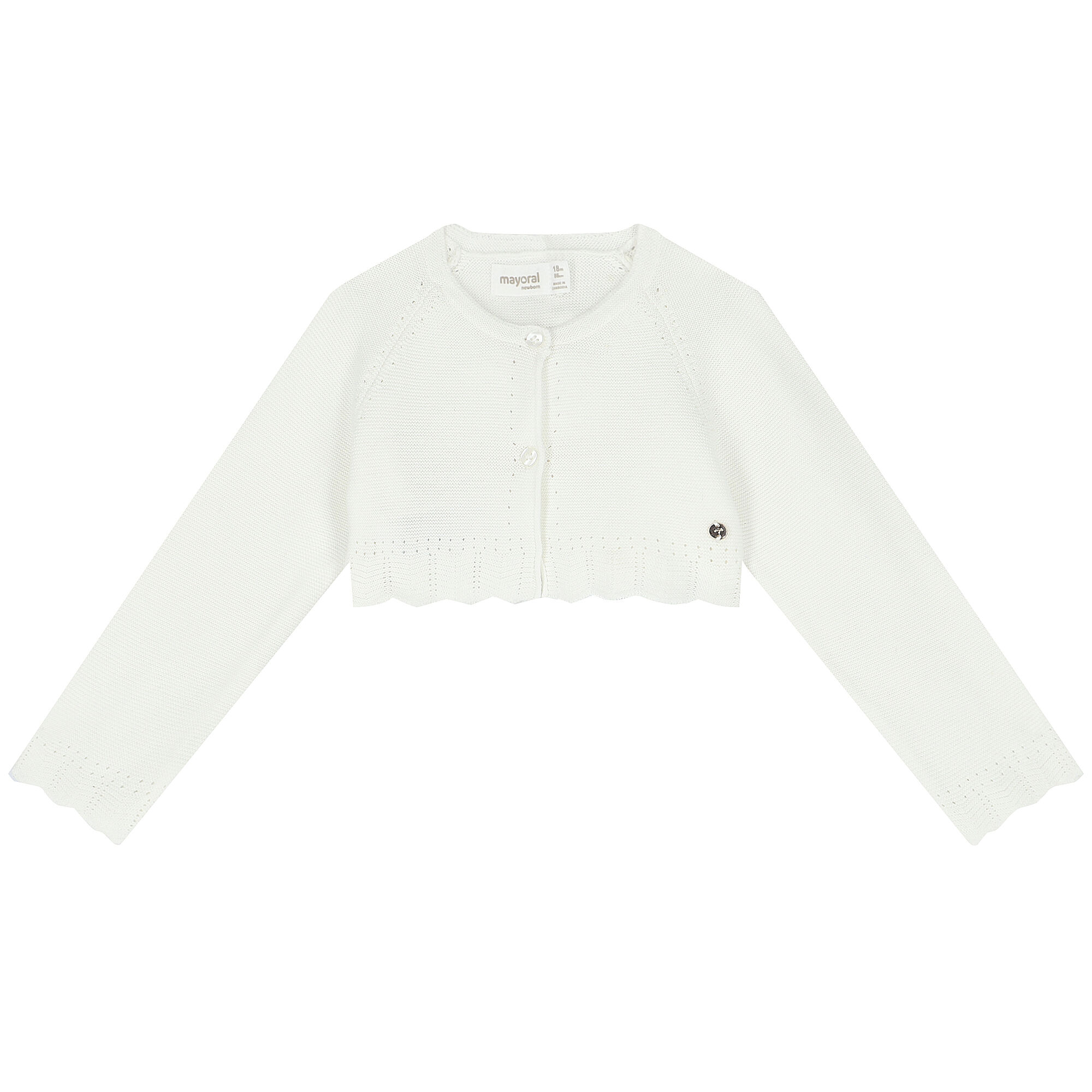 White bolero hot sale cardigan baby