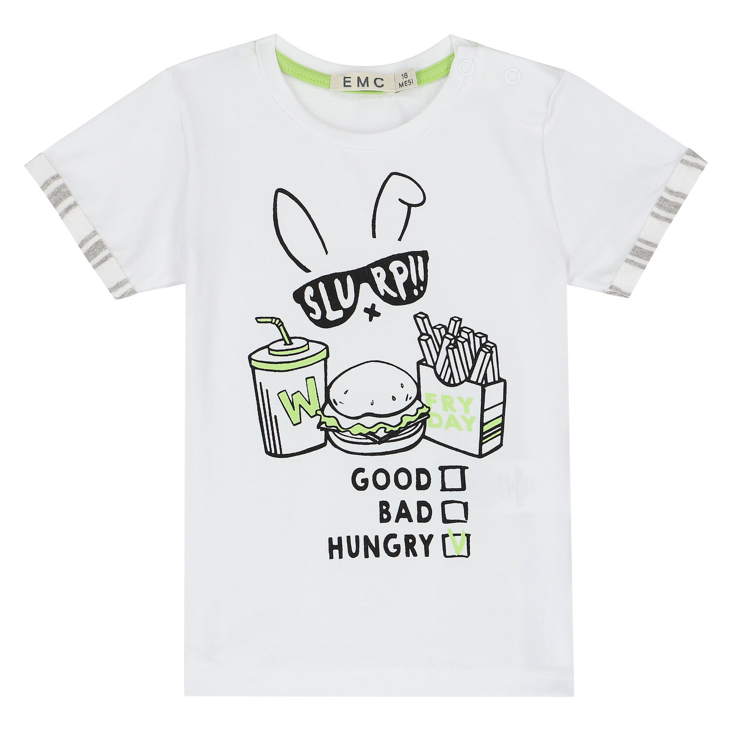 طقم شورت باللون الأبيض والرمادي للأولاد, 1, hi-res