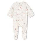 Baby Girls Ivory Floral Babygrow Gift Set, 1, hi-res