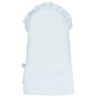 Baby Girls Blue Ruffled Nest, 1, hi-res