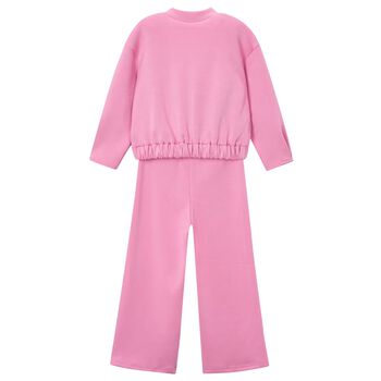 Girls Pink Tracksuit