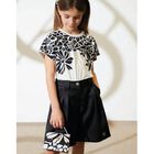 حقيبة يد زهرية للبنات باللونين الأبيض والأسود, 1, hi-res