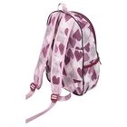 Girls Pink Heart Backpack ( 40cm ), 1, hi-res