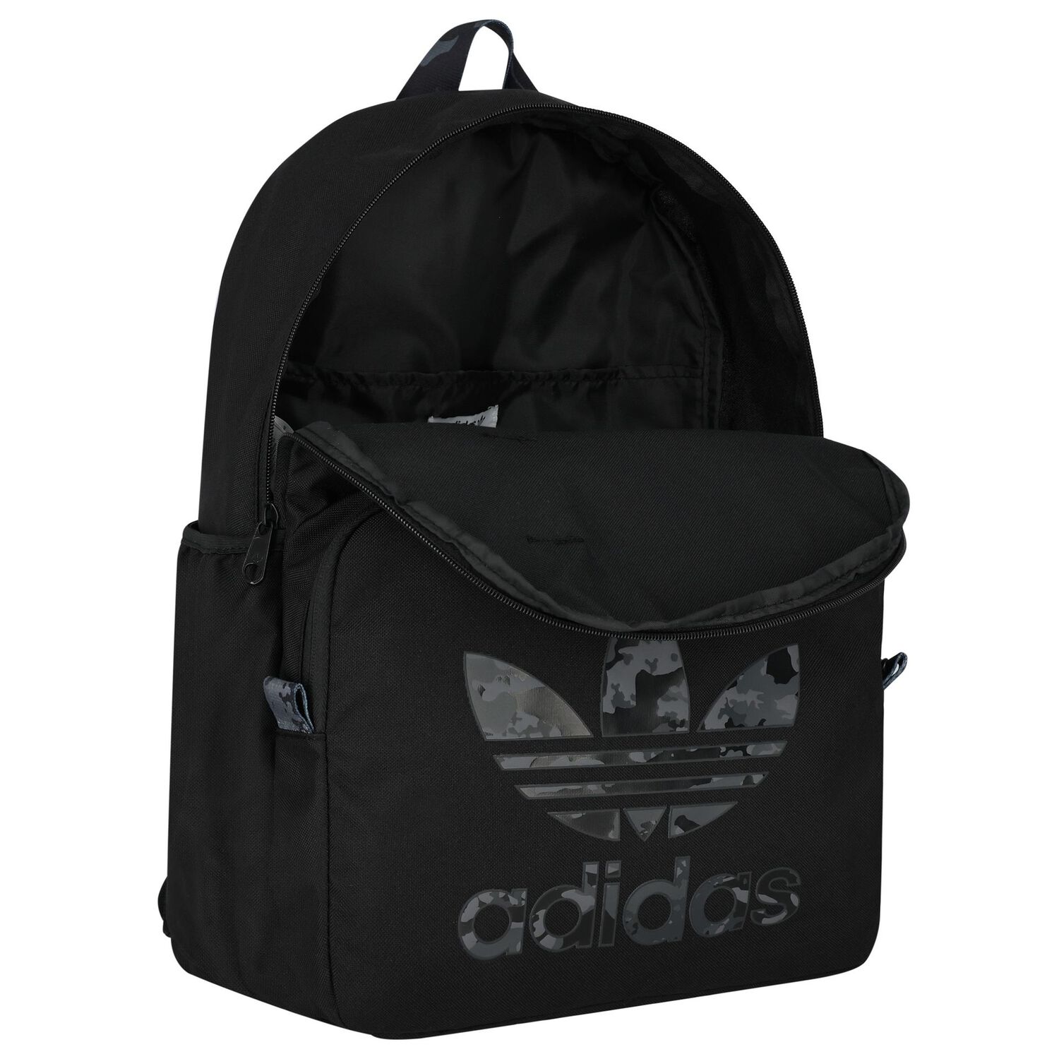 Black Logo Backpack, 1, hi-res