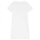 فستان بشعار  الورود باللون الابيض للبنات, 1, hi-res