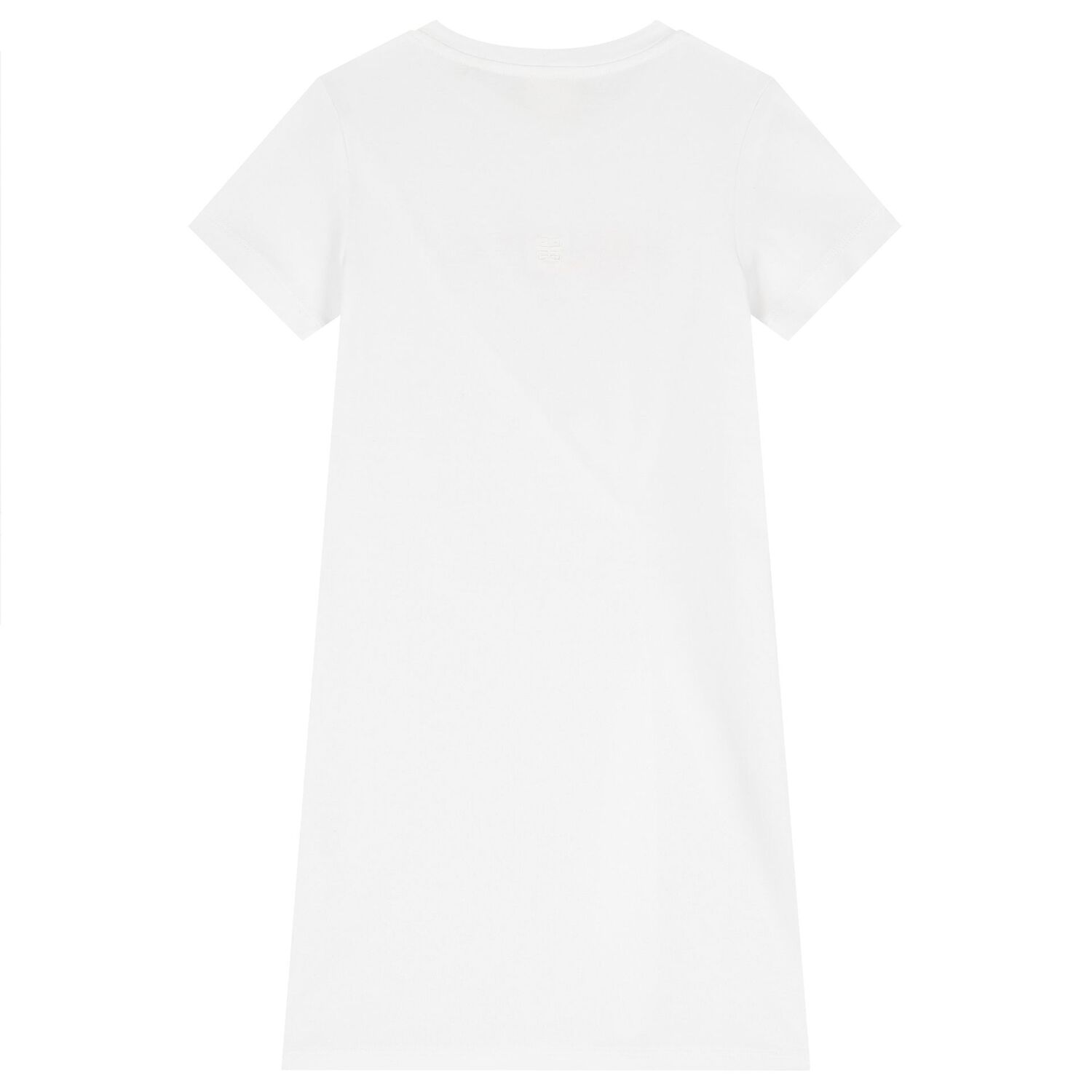 فستان بشعار  الورود باللون الابيض للبنات, 1, hi-res