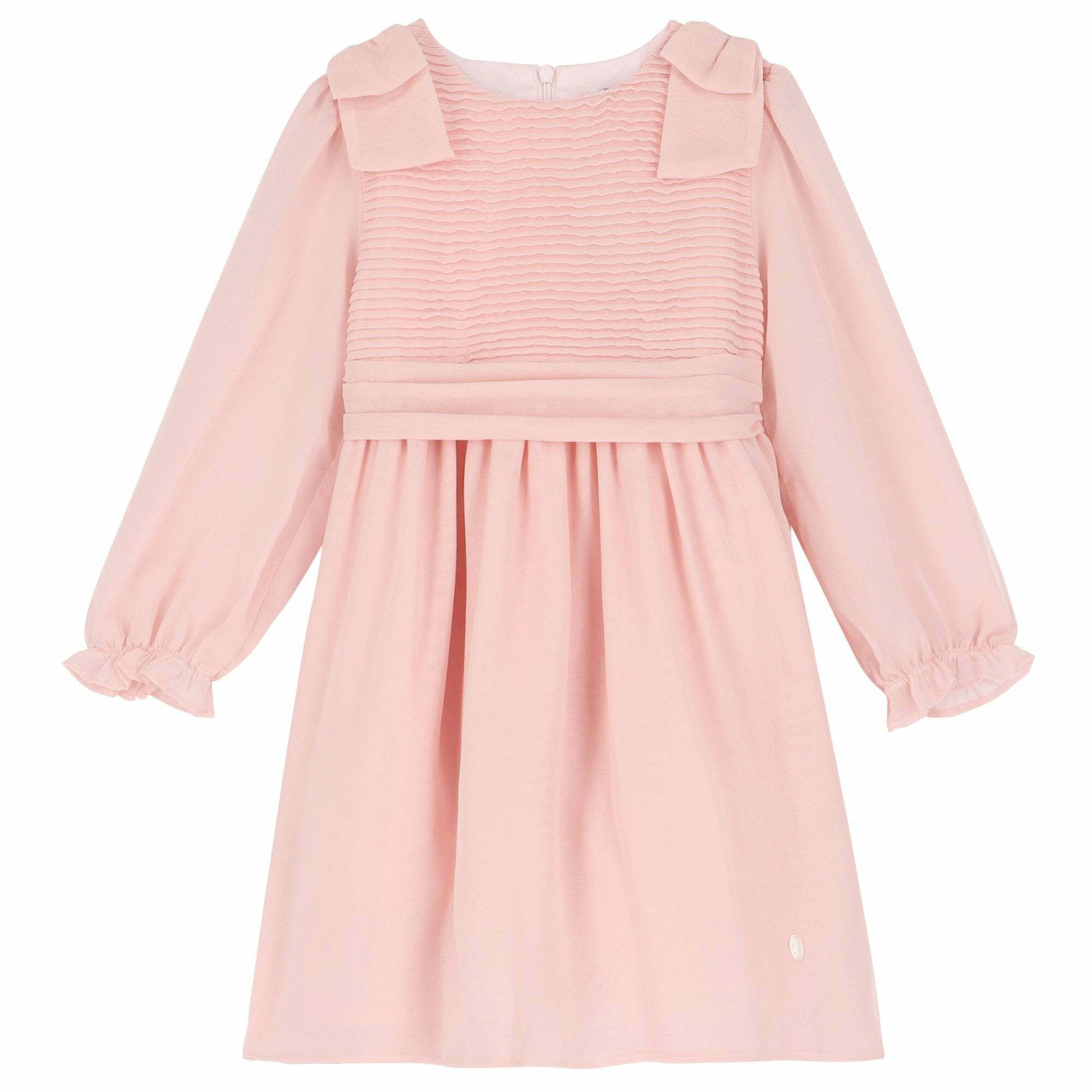 Pale pink top girls dress