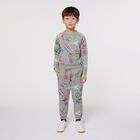 بنطلون رياضى بالشعار باللون الرمادى للاولاد, 1, hi-res