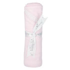 Baby Girls Pale Pink Blanket, 1, hi-res