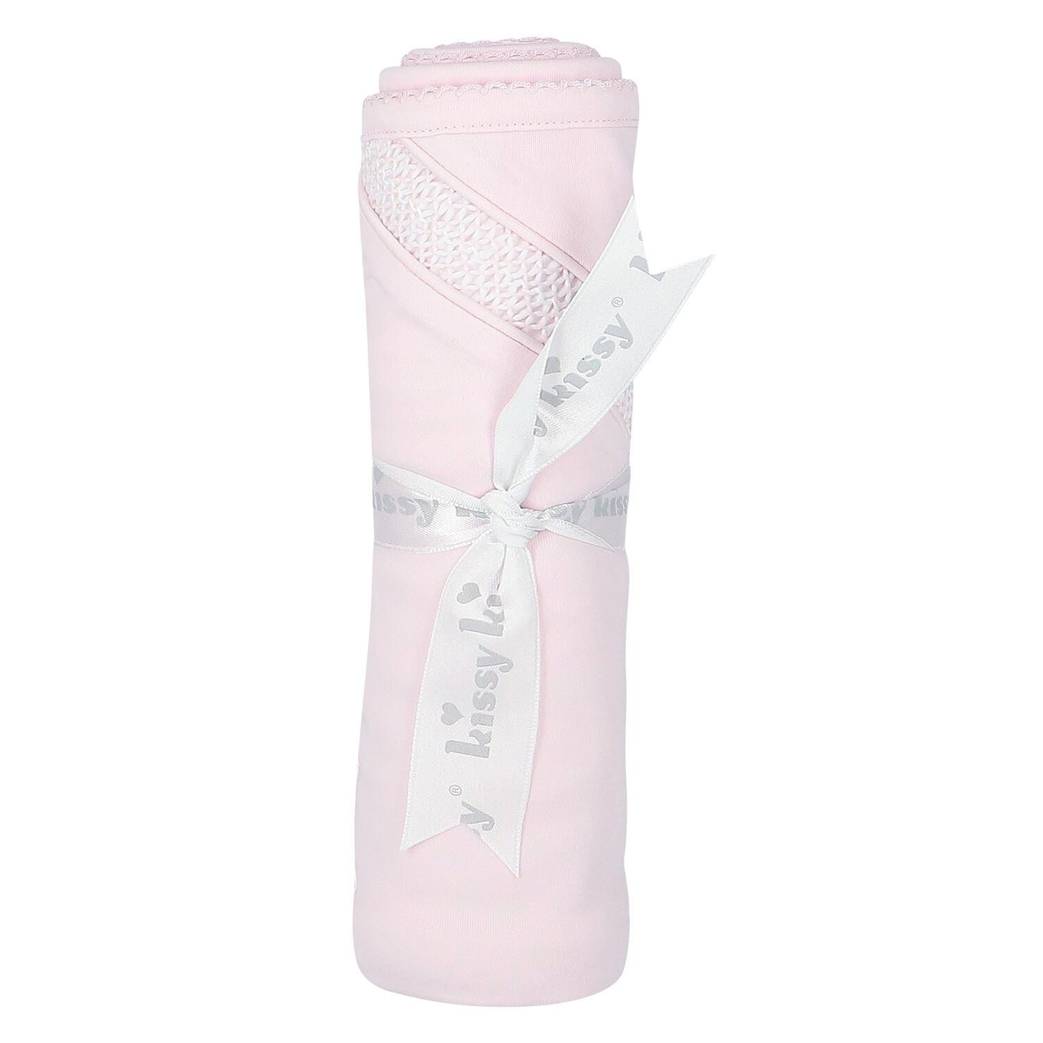 Baby Girls Pale Pink Blanket, 1, hi-res