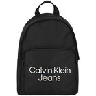 حقيبة ظهر بالشعار باللون الأسود, 1, hi-res