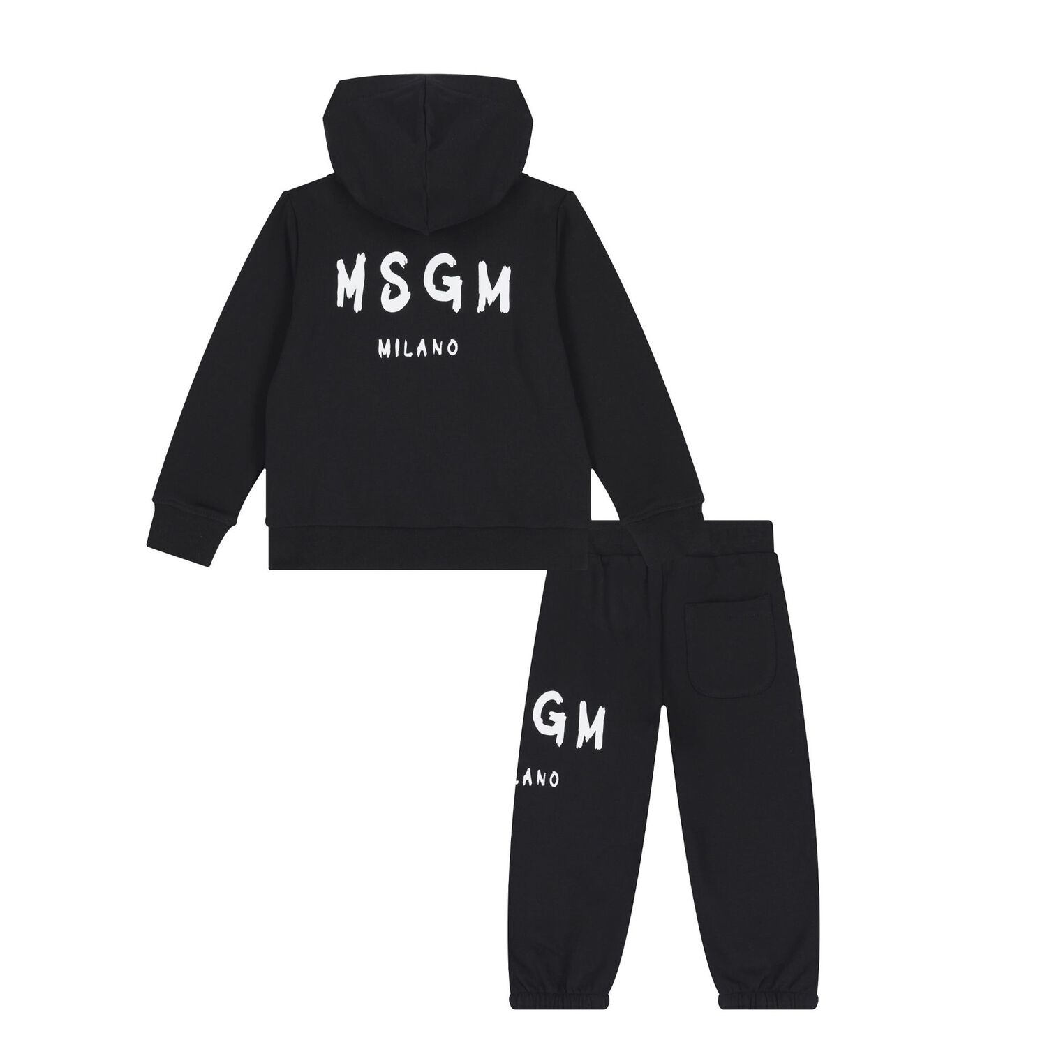 Black Logo Younger Tracksuit, 1, hi-res