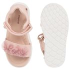 صندل للبنات الصغيرات بالشعار  باللون الوردي, 1, hi-res