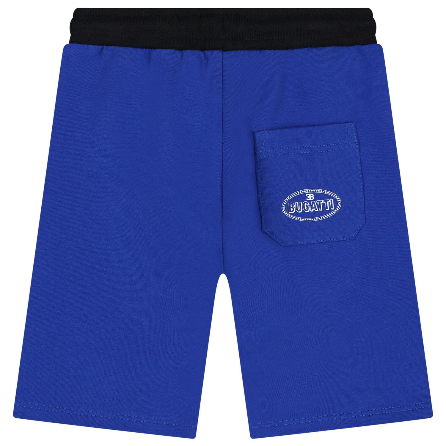 Boys Blue Logo Shorts, 1, hi-res