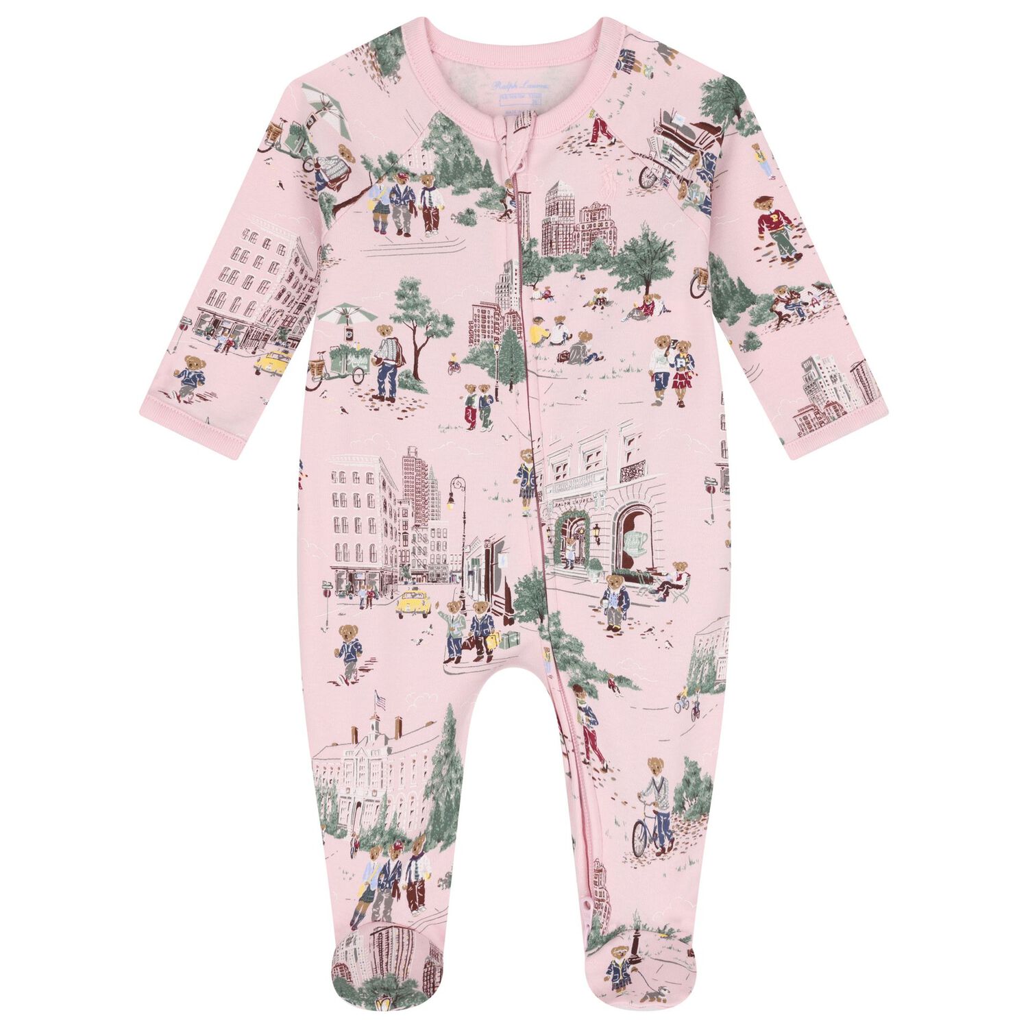 Baby Girls Pink Teddy Bear Babygrow Gift Set, 2, hi-res