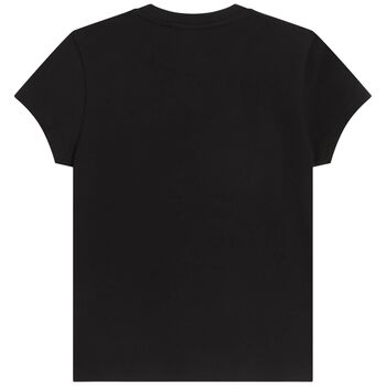 Girls Black Logo T-Shirt