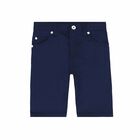Boys Navy Cotton Shorts, 1, hi-res